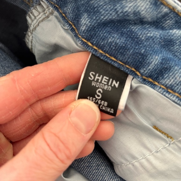 Shein Classic Blue Denim Jeans size small - Picture 4 of 4